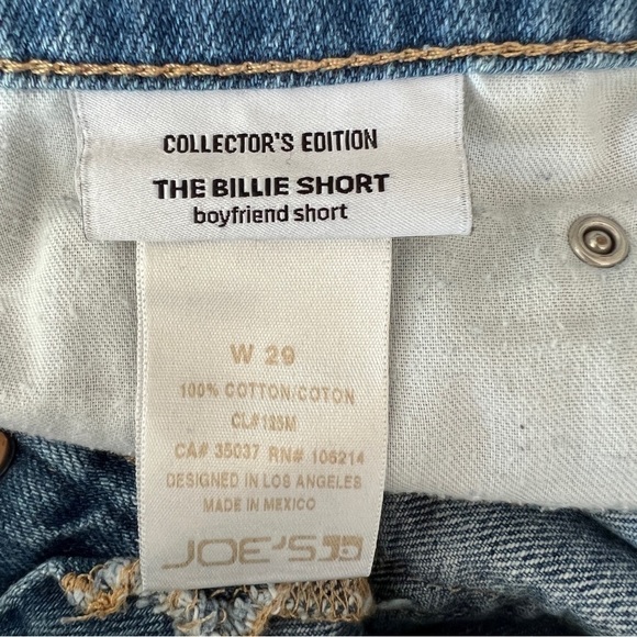 Joe’s Jeans Vintage Y2K The Billie Short Distressed Boyfriend Denim Shorts - Picture 8 of 9